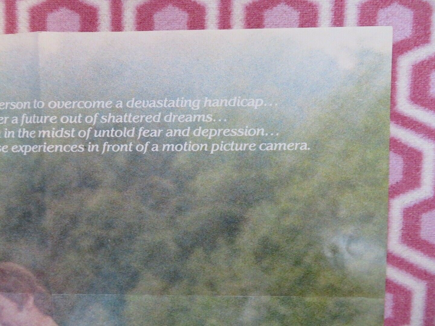 JONI US ONE SHEET POSTER JONI EARECKSON BERT REMSEN 1979 Movie posters