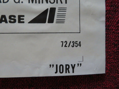 JORY FOLDED US ONE SHEET POSTER JOHN MARLEY B.J THOMAS 1972 Movie posters