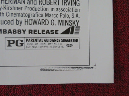 JORY US HALF SHEET (22"x 28") POSTER JOHN MARLEY B.J.THOMAS 1972 Movie posters