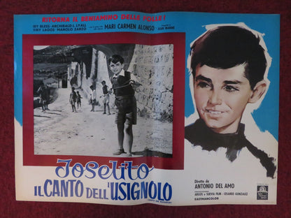 JOSELITO / ESCUCHA MI CANCION - F ITALIAN FOTOBUSTA POSTER MARQUEZ 1959 Rendezvous Cinema Movie posters