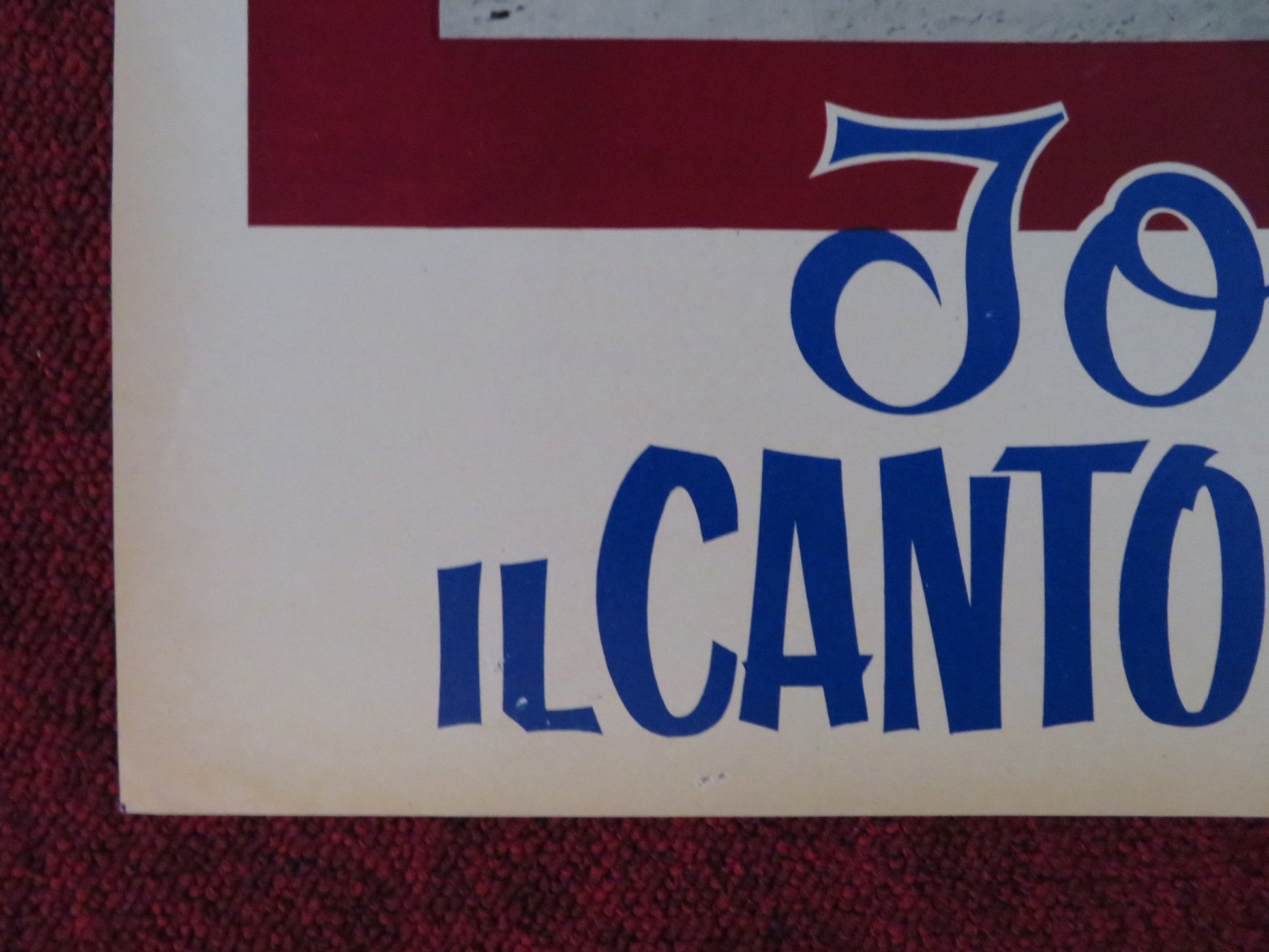 JOSELITO / ESCUCHA MI CANCION - F ITALIAN FOTOBUSTA POSTER MARQUEZ 1959 Rendezvous Cinema Movie posters