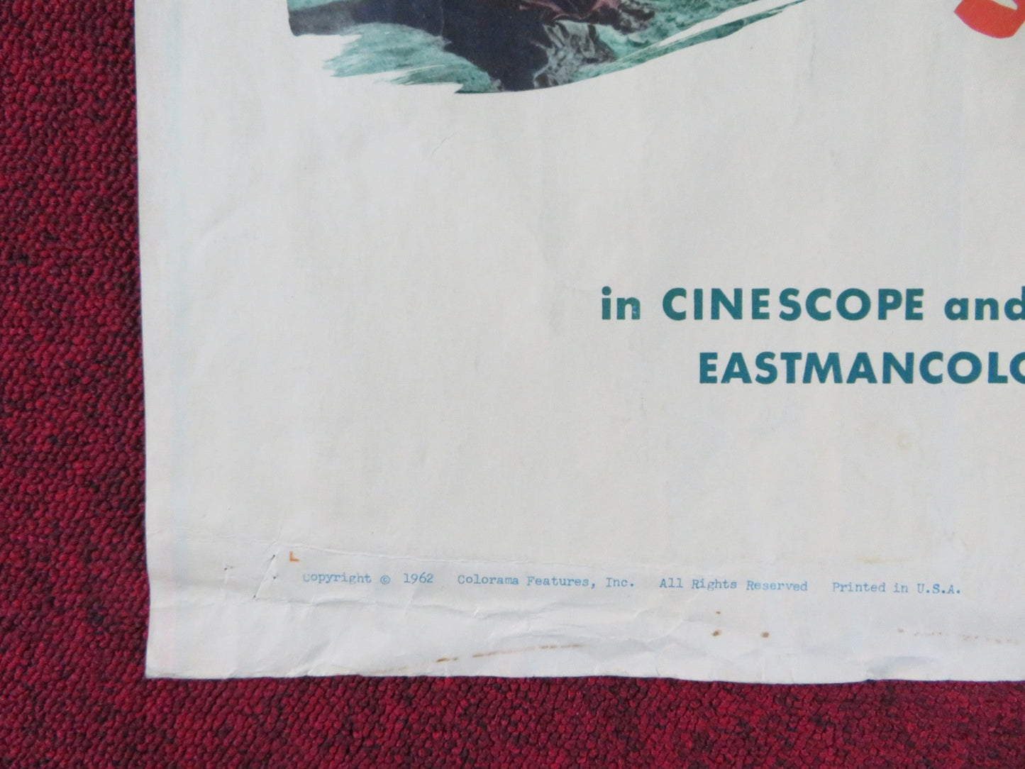 JOSEPH AND HIS BRETHREN HALF SHEET (22"x 28") POSTER GEOFFREY HORNE 1963 Rendezvous Cinema Movie posters