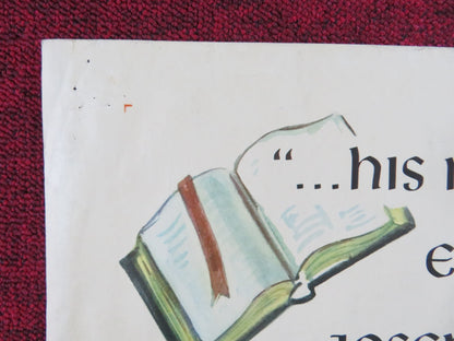 JOSEPH AND HIS BRETHREN HALF SHEET (22"x 28") POSTER GEOFFREY HORNE 1963 Rendezvous Cinema Movie posters