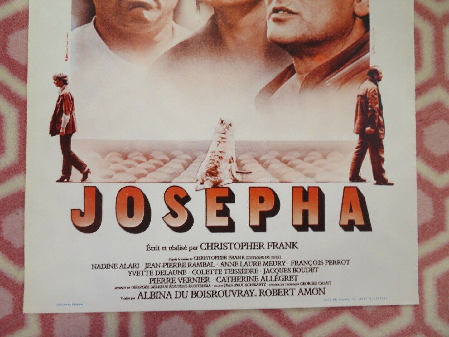 JOSEPHA BELGIUM (21.5"x14.5") POSTER MIOU - MIOU CLAUDE BRASSEUR 1982 Movie posters