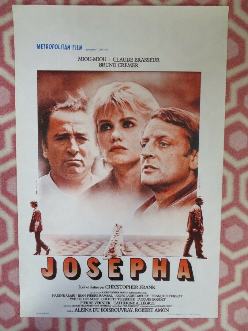 JOSEPHA BELGIUM (21.5"x14.5") POSTER MIOU - MIOU CLAUDE BRASSEUR 1982 Movie posters
