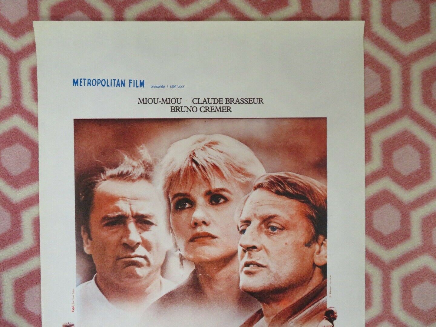 JOSEPHA BELGIUM (21.5"x14.5") POSTER MIOU - MIOU CLAUDE BRASSEUR 1982 Movie posters