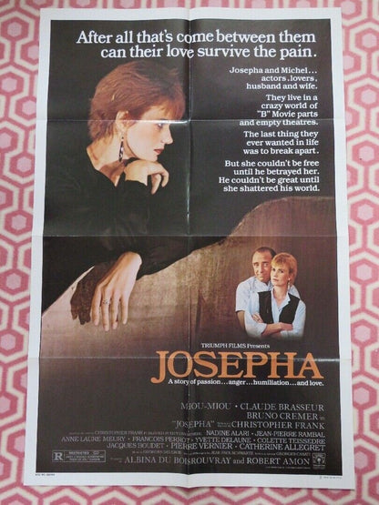 JOSEPHA US ONE SHEET POSTER MIOU - MIOU CLAUDE BRASSEUR 1982 Movie posters