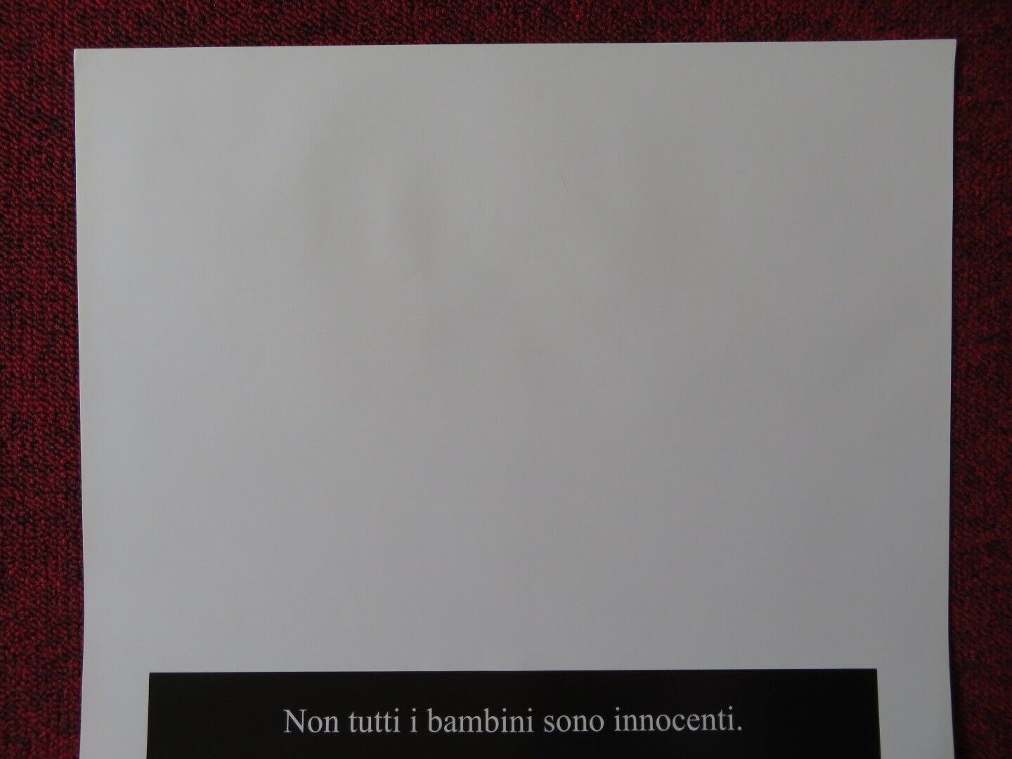 JOSHUA ITALIAN LOCANDINA (27.5"x13") POSTER SAM ROCKWELL VERA FERMIGA 2007 Movie posters