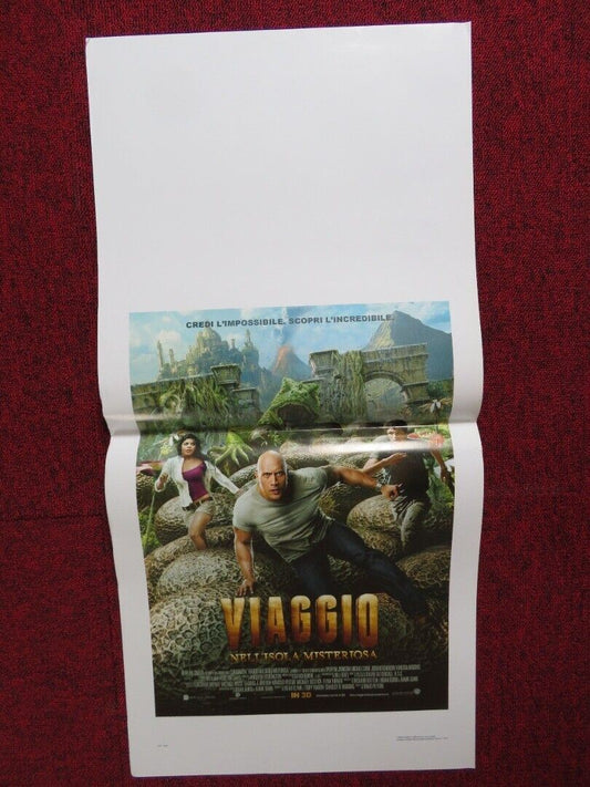 JOURNEY 2: THE MYSTERIOUS ISLAND ITALIAN LOCANDINA (27.5"x13") POSTER 2012 - Rendezvous Cinema