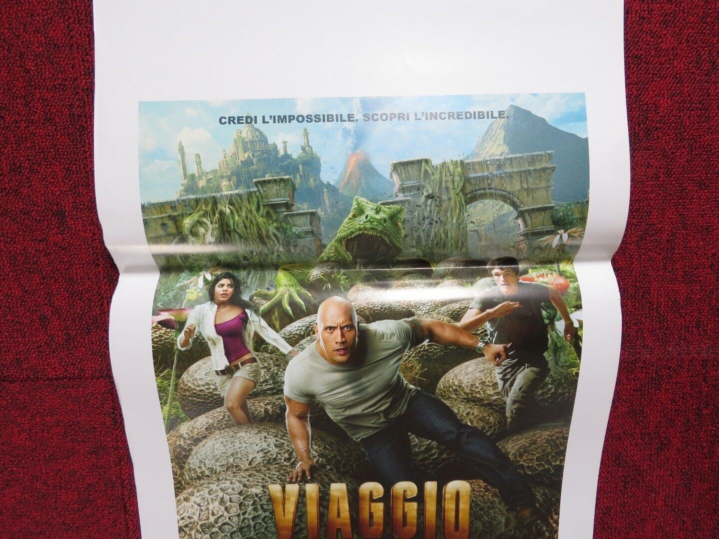 JOURNEY 2: THE MYSTERIOUS ISLAND ITALIAN LOCANDINA (27.5"x13") POSTER 2012 - Rendezvous Cinema