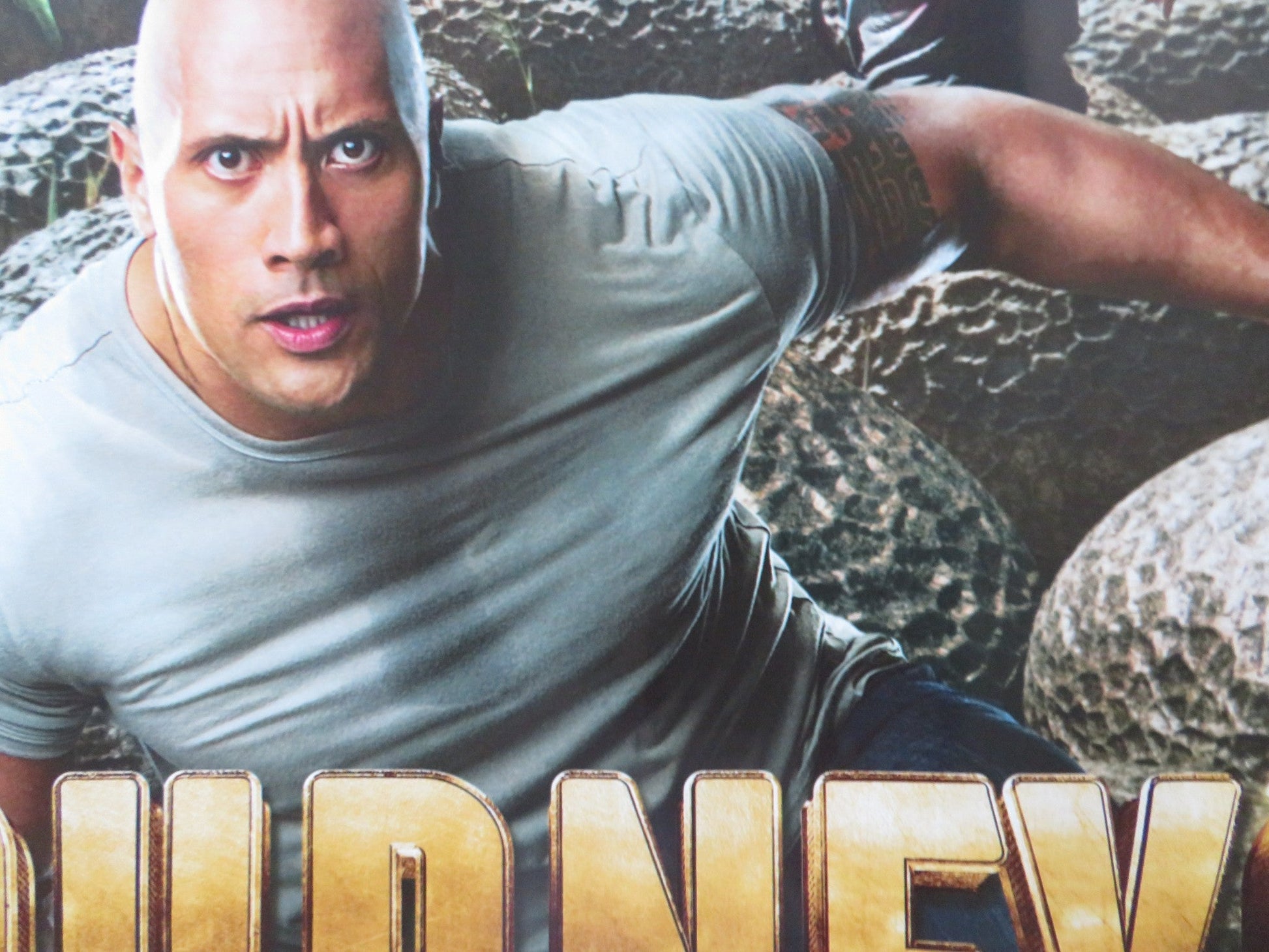 JOURNEY 2: THE MYSTERIOUS ISLAND UK QUAD ROLLED POSTER DWAYNE JOHNSON 2012 Rendezvous Cinema Movie posters