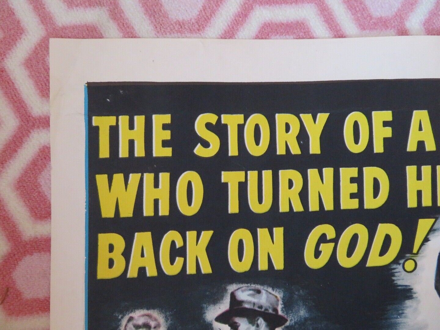 JOURNEY INTO LIGHT FOLDED US ONE SHEET POSTER STERLING HAYDEN 1951 - Rendezvous Cinema