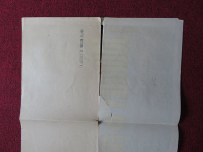 JOURNEY TO FREEDOM FOLDED US ONE SHEET POSTER JACQUES SCOTT GENEVIV AUMONT 1957 Rendezvous Cinema Movie posters