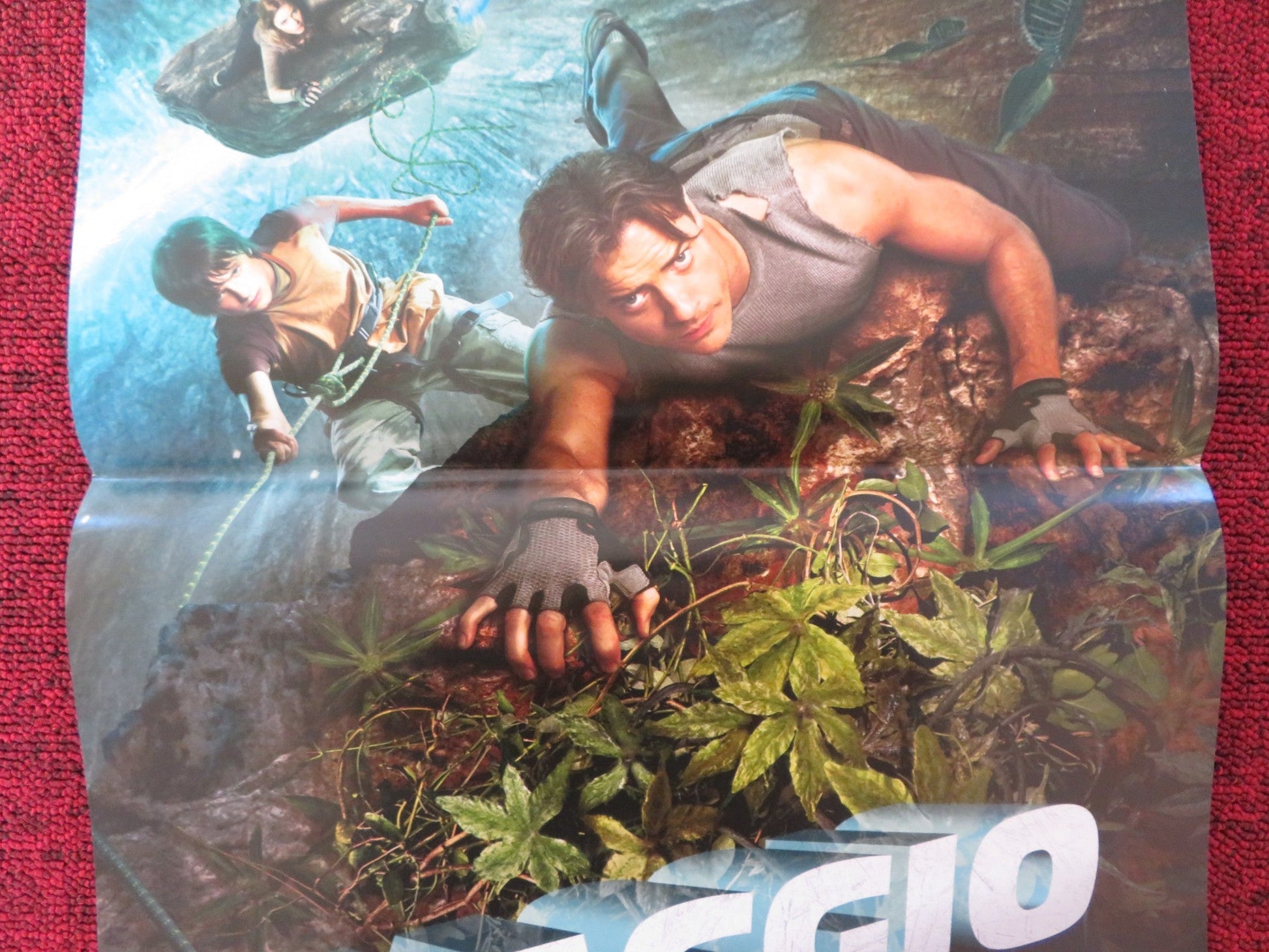 JOURNEY TO THE CENTER OF THE EARTH ITALIAN LOCANDINA POSTER BRENDAN FRASER 2008 Rendezvous Cinema Movie posters