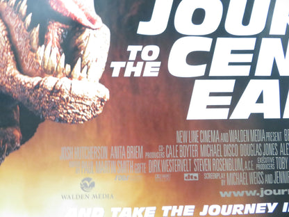 JOURNEY TO THE CENTER OF THE EARTH UK QUAD (30"x 40") ROLLED POSTER 2008 Rendezvous Cinema Movie posters