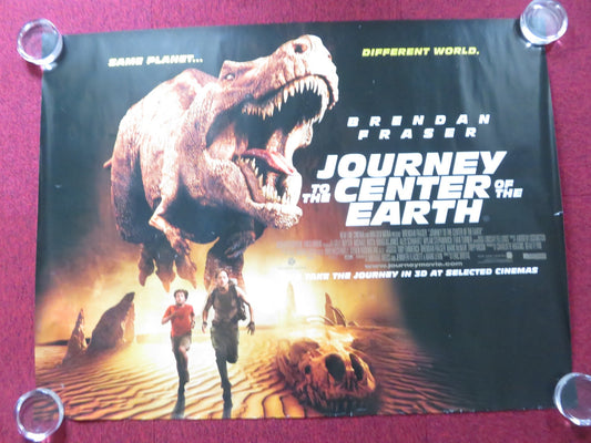 JOURNEY TO THE CENTER OF THE EARTH UK QUAD (30"x 40") ROLLED POSTER 2008 Rendezvous Cinema Movie posters