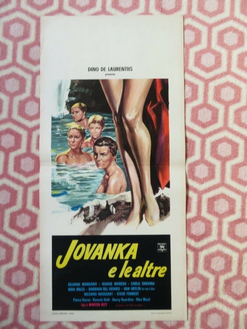 JOVANKA E LE ALTRE / 5 Branded Women ITALIAN LOCANDINA (27.5"x13") POSTER 1960 Movie posters