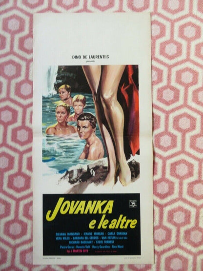 JOVANKA E LE ALTRE / 5 Branded Women ITALIAN LOCANDINA (27.5"x13") POSTER 1960 Movie posters