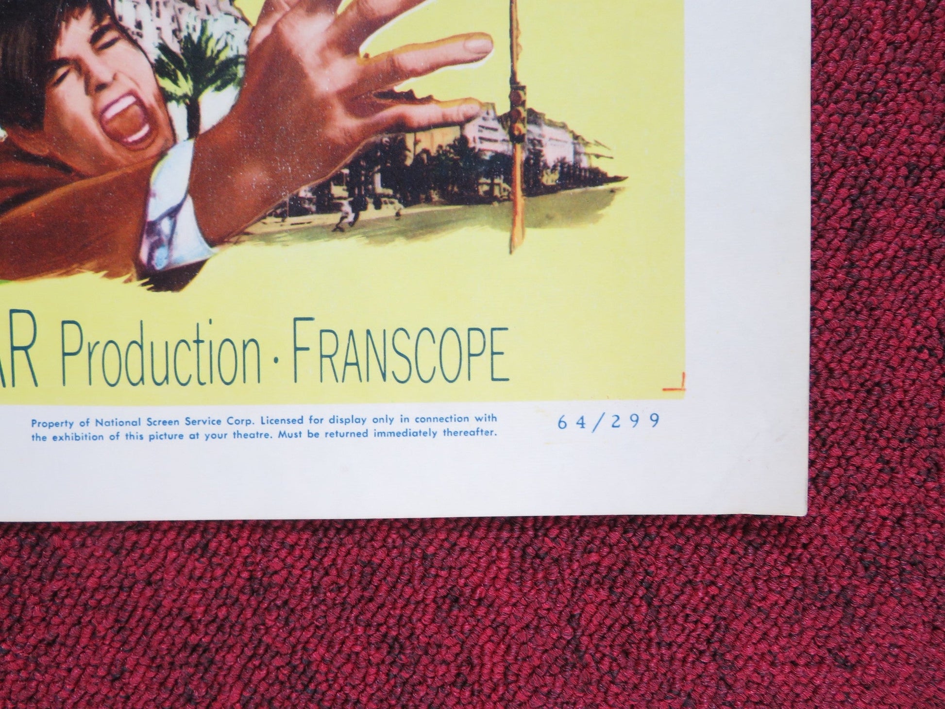 JOY HOUSE US HALF SHEET (22"x 28") POSTER JANE FONDA ALAIN DELON 1964 Rendezvous Cinema Movie posters