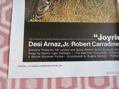 JOYRIDE US ONE SHEET POSTER DESI ARNAZ,JR. ROBERT CARRADINE 1977 Movie posters