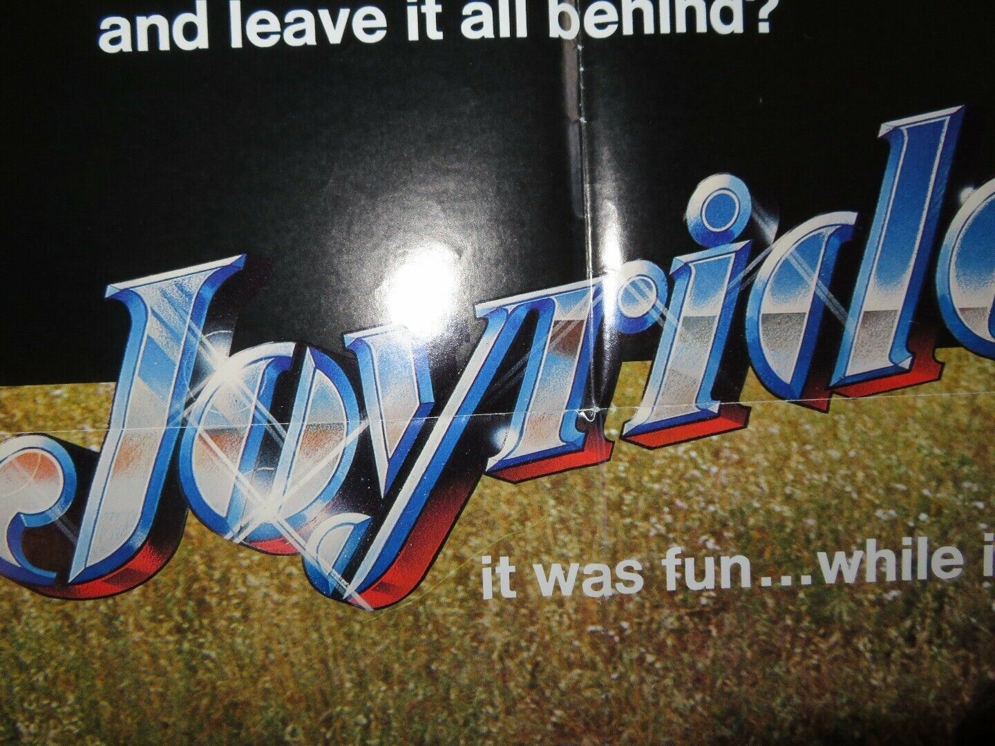 JOYRIDE US ONE SHEET POSTER DESI ARNAZ,JR. ROBERT CARRADINE 1977 Movie posters