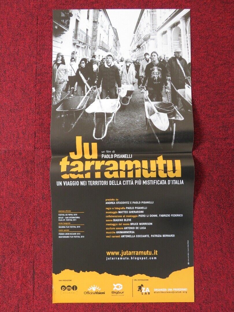 JU TARRAMUTU ITALIAN LOCANDINA (27"x12.5") POSTER PAOLO PISANELLI 2010 Movie posters