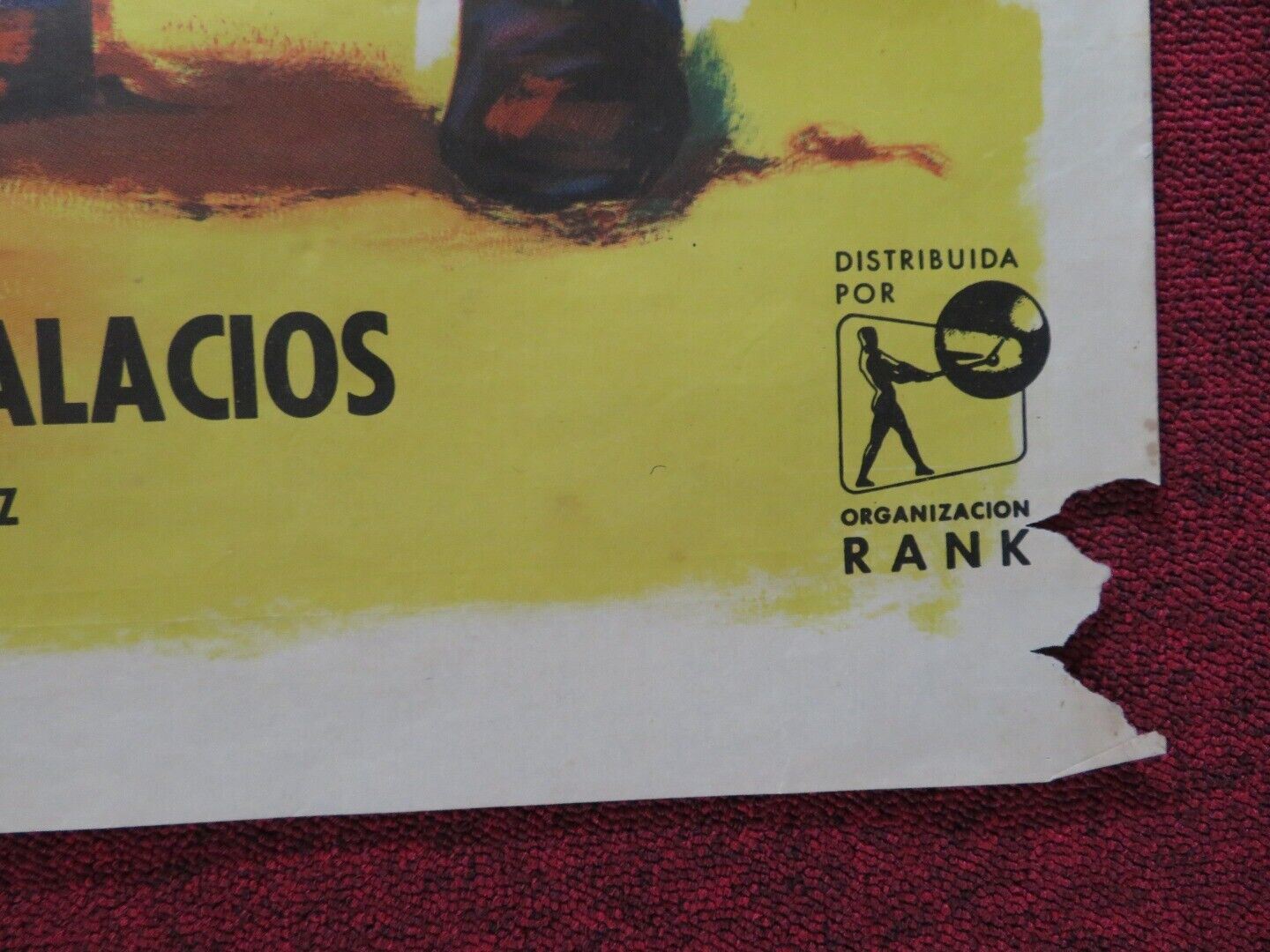 JUANITO FOLDED ARGENTINA POSTER PABLITO CALVO GEORG THOMALLA 1960 Rendezvous Cinema Movie posters