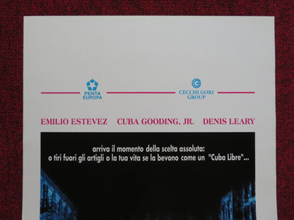 JUDGMENT NIGHT ITALIAN LOCANDINA POSTER EMILIO ESTEVEZ CUBA GOODING JR. 1994 Rendezvous Cinema Movie posters