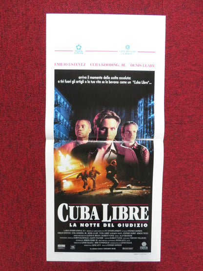 JUDGMENT NIGHT ITALIAN LOCANDINA POSTER EMILIO ESTEVEZ CUBA GOODING JR. 1994 Rendezvous Cinema Movie posters