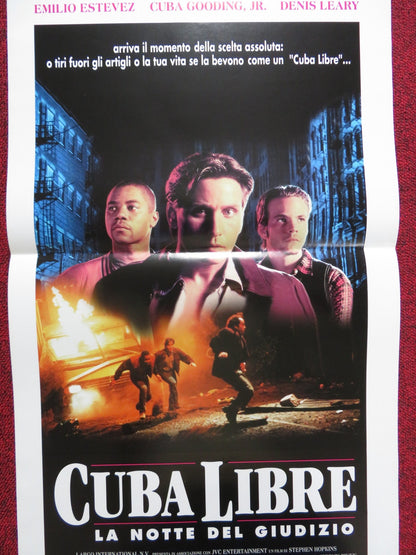 JUDGMENT NIGHT ITALIAN LOCANDINA POSTER EMILIO ESTEVEZ CUBA GOODING JR. 1994 Rendezvous Cinema Movie posters