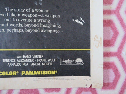 JUDITH US HALF SHEET (22"x 28") POSTER SOPHIA LOREN PETER FINCH 1966 Movie posters