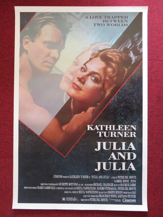 JULIA AND JULIA US ONE SHEET ROLLED POSTER STING KATHLEEN TURNER 1988 Rendezvous Cinema Movie posters