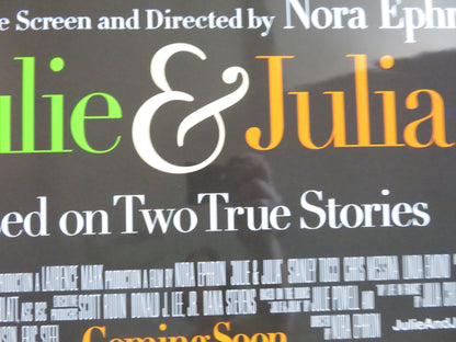 JULIE & JULIA - B US ONE SHEET ROLLED POSTER MERYL STREEP AMY ADAMS 2009 Rendezvous Cinema Movie posters