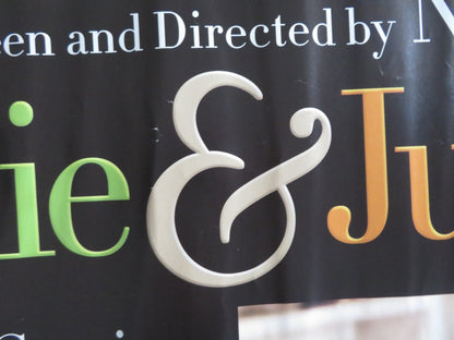 JULIE & JULIA UK QUAD (30"x 40") ROLLED POSTER MERYL STREEP AMY ADAMS 2009 Rendezvous Cinema Movie posters