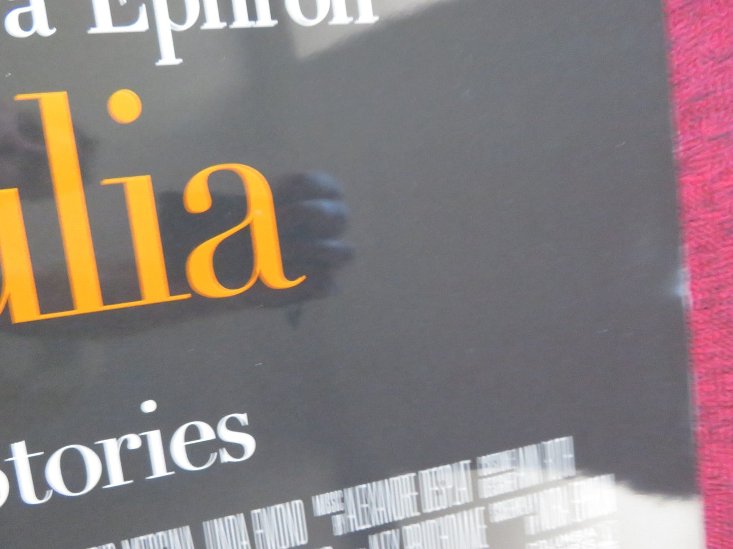 JULIE & JULIA US ONE SHEET ROLLED POSTER MERYL STREEP AMY ADAMS 2009 Rendezvous Cinema Movie posters