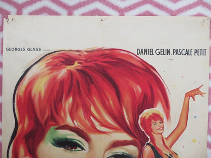 JULIE LA ROUSSE/ Julie the Redhead FRENCH (23.5"x 15.5") POSTER DANIEL GELIN '59 - Rendezvous Cinema