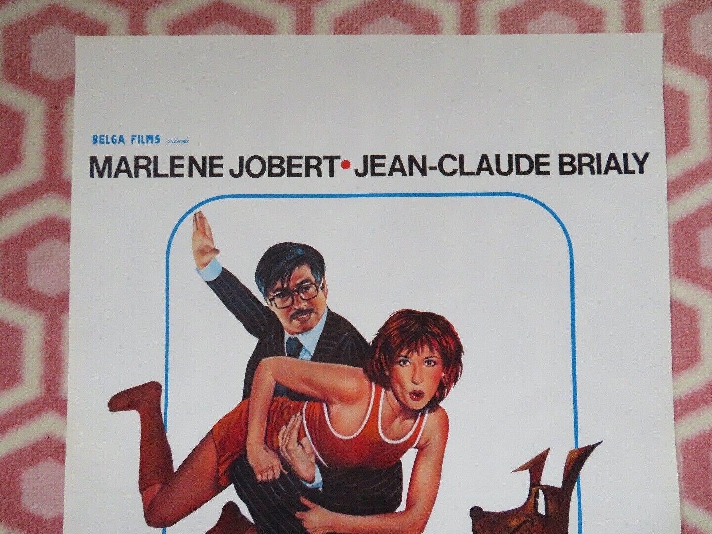JULIE NOT - DE - COLLE / Julie Gluepot BELGIUM (21"x13") POSTER MARLENE JOBERT 1977 Movie posters