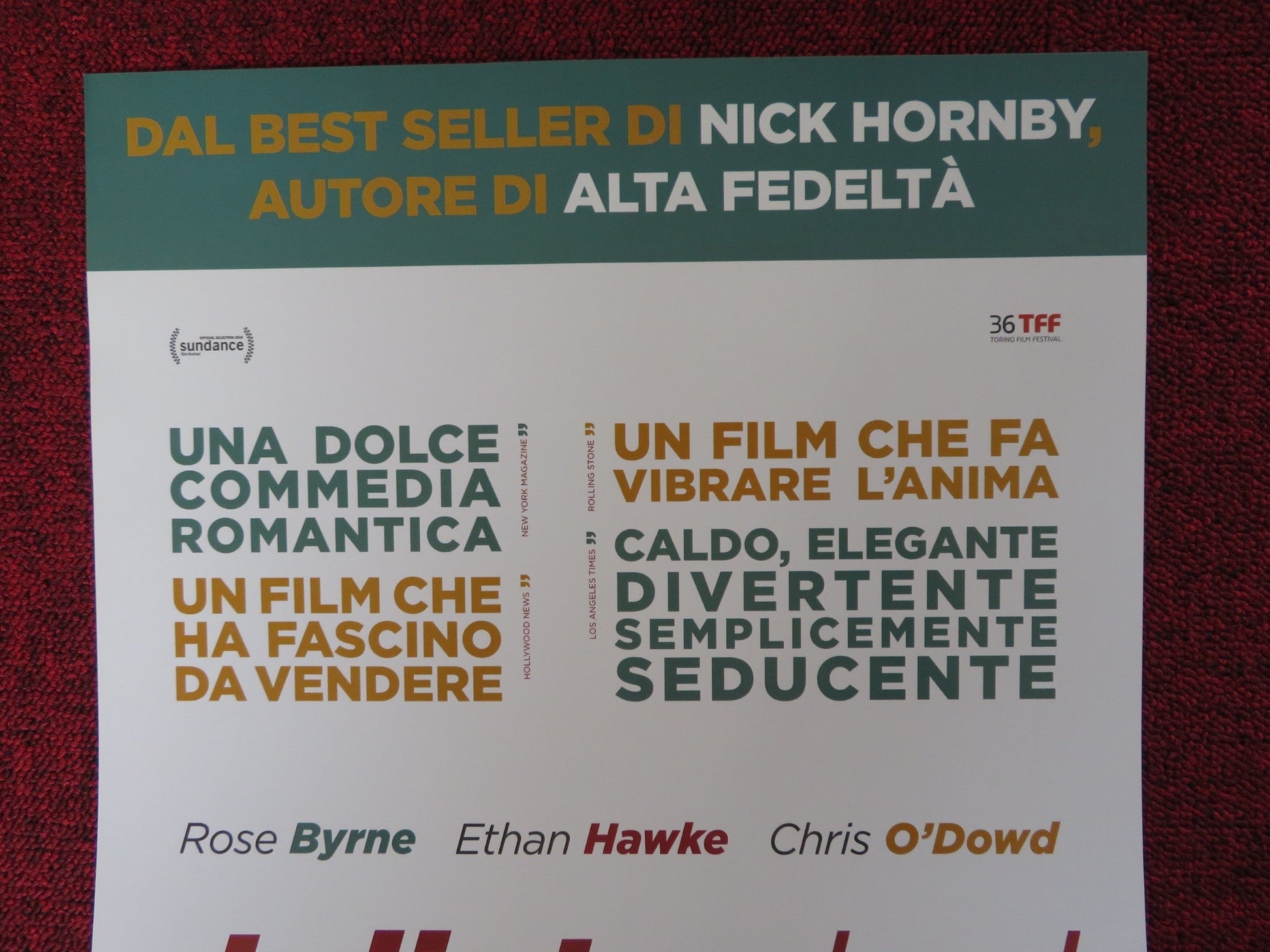 JULIET NAKED ITALIAN LOCANDINA POSTER ROSE BRYNE ETHAN HAWKE 2018 Rendezvous Cinema Movie posters