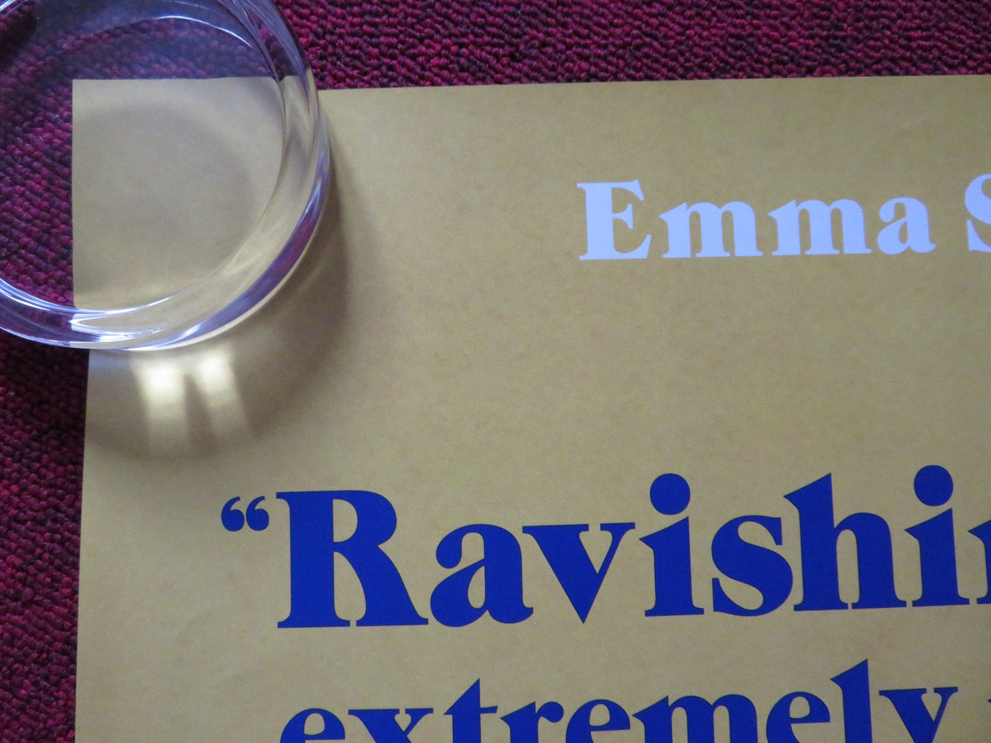 JULIETA UK QUAD (30"x 40") ROLLED POSTER EMMA SUAREZ ADRIANA UGARTE 2016 Rendezvous Cinema Movie posters