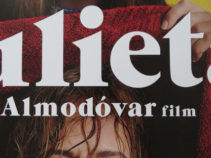 JULIETA UK QUAD (30"x 40") ROLLED POSTER EMMA SUAREZ ADRIANA UGARTE 2016 Rendezvous Cinema Movie posters