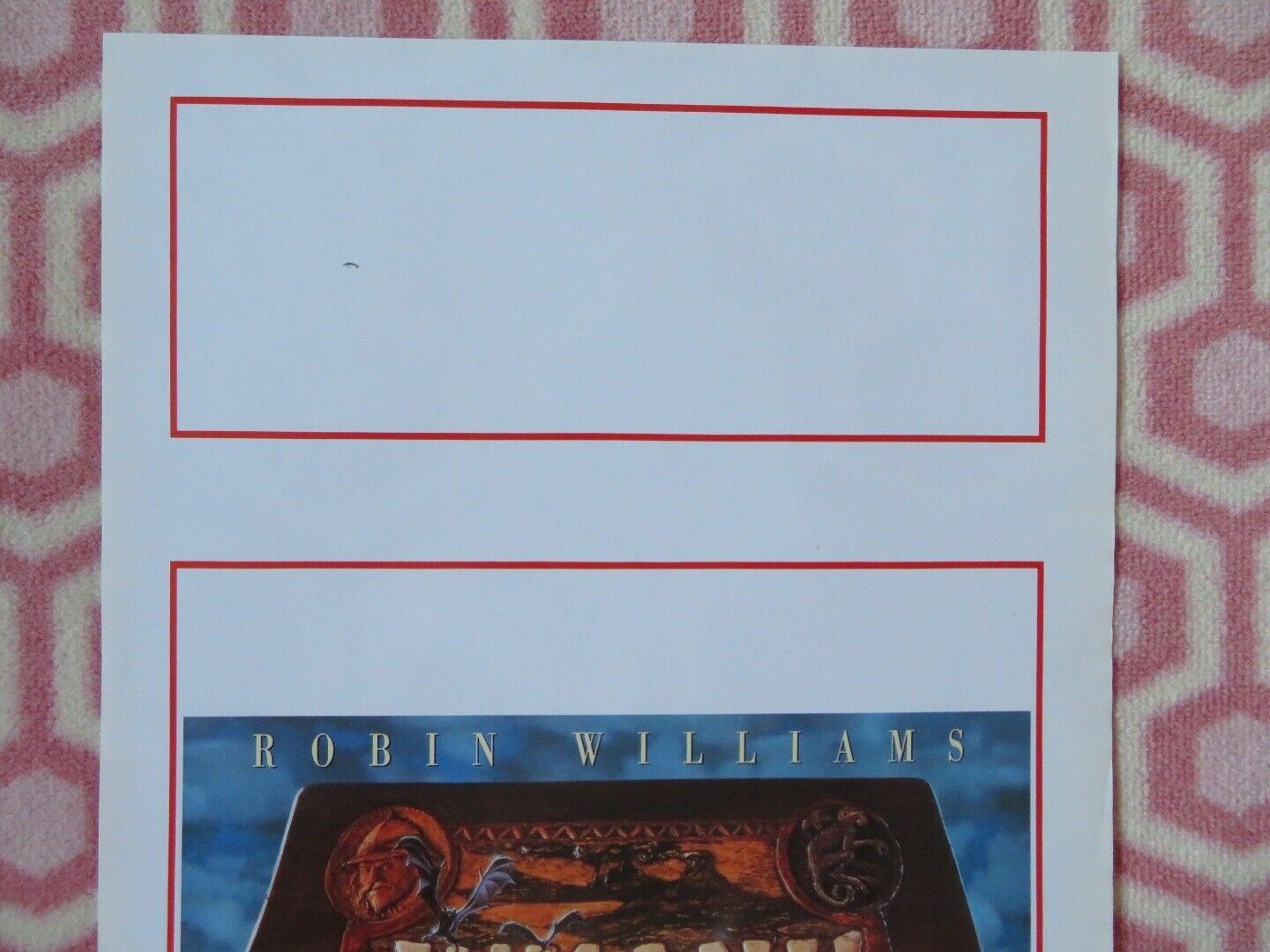 JUMANJI ITALIAN LOCANDINA (27.5"x13") POSTER ROBIN WILLIAMS 1995 Movie posters