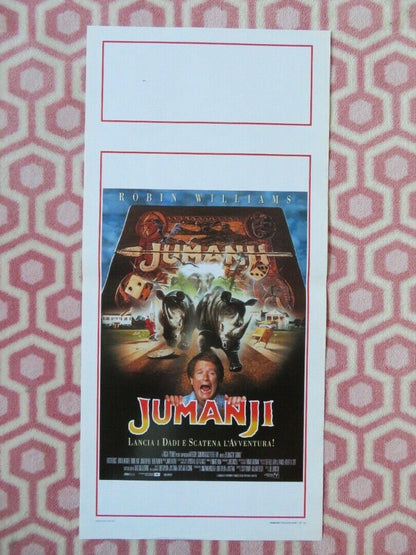 JUMANJI ITALIAN LOCANDINA (27.5"x13") POSTER ROBIN WILLIAMS 1995 Movie posters