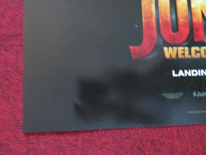 JUMANJI WELCOME TO THE JUNGLE FOLDED US ONE SHEET POSTER DWAYNE JOHNSON 2017 Movie posters