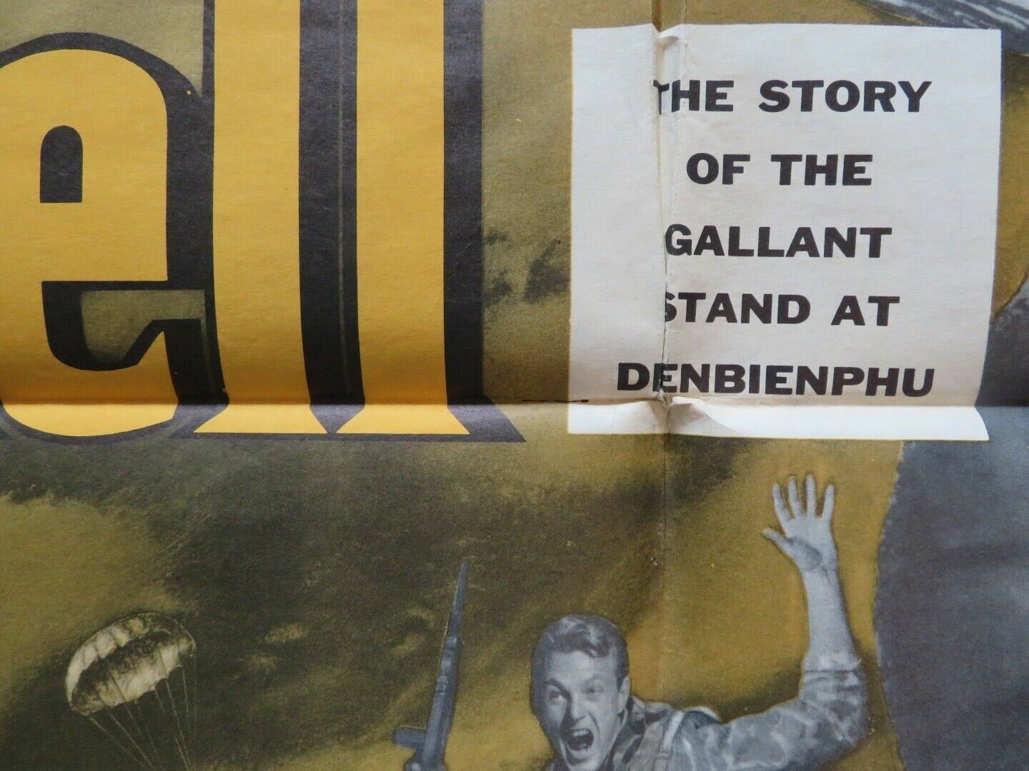 JUMP INTO HELL FOLDED US ONE SHEET POSTER JACQUES SERNAS KURT KASNAR 1955 Movie posters