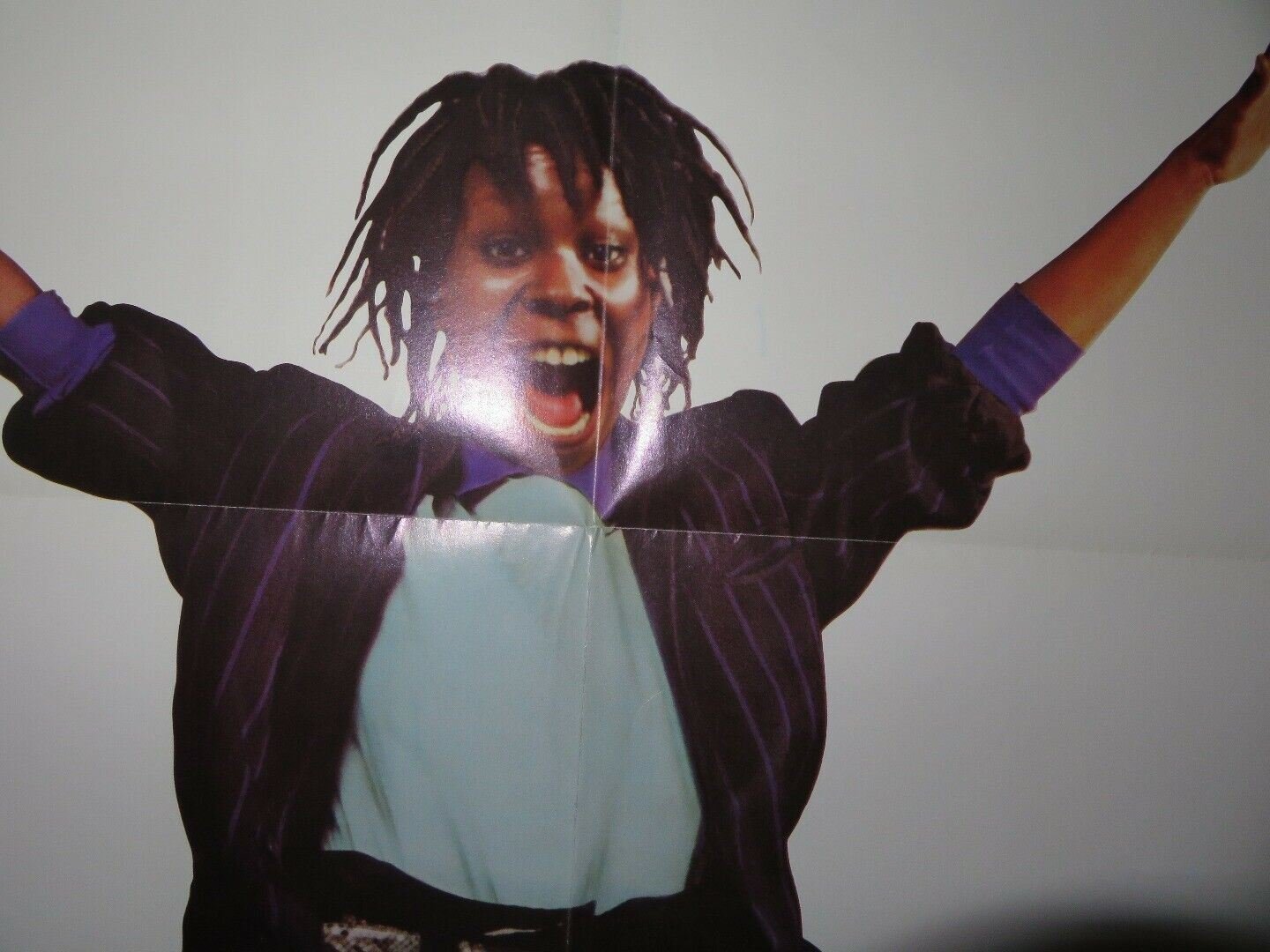 JUMPIN' JACK FLASH ONE SHEET POSTER FOLDED WHOOPI GOLDBERB 1986 Movie posters