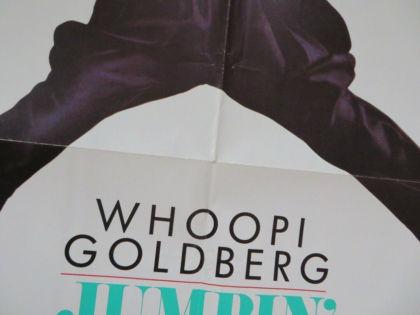 JUMPIN' JACK FLASH ONE SHEET POSTER FOLDED WHOOPI GOLDBERB 1986 Movie posters