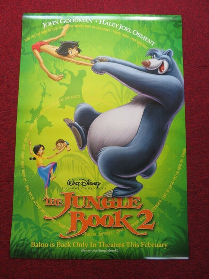 JUNGLE BOOK 2 US ONE SHEET ROLLED POSTER DISNEY JOHN GOODMAN 2003 Movie posters