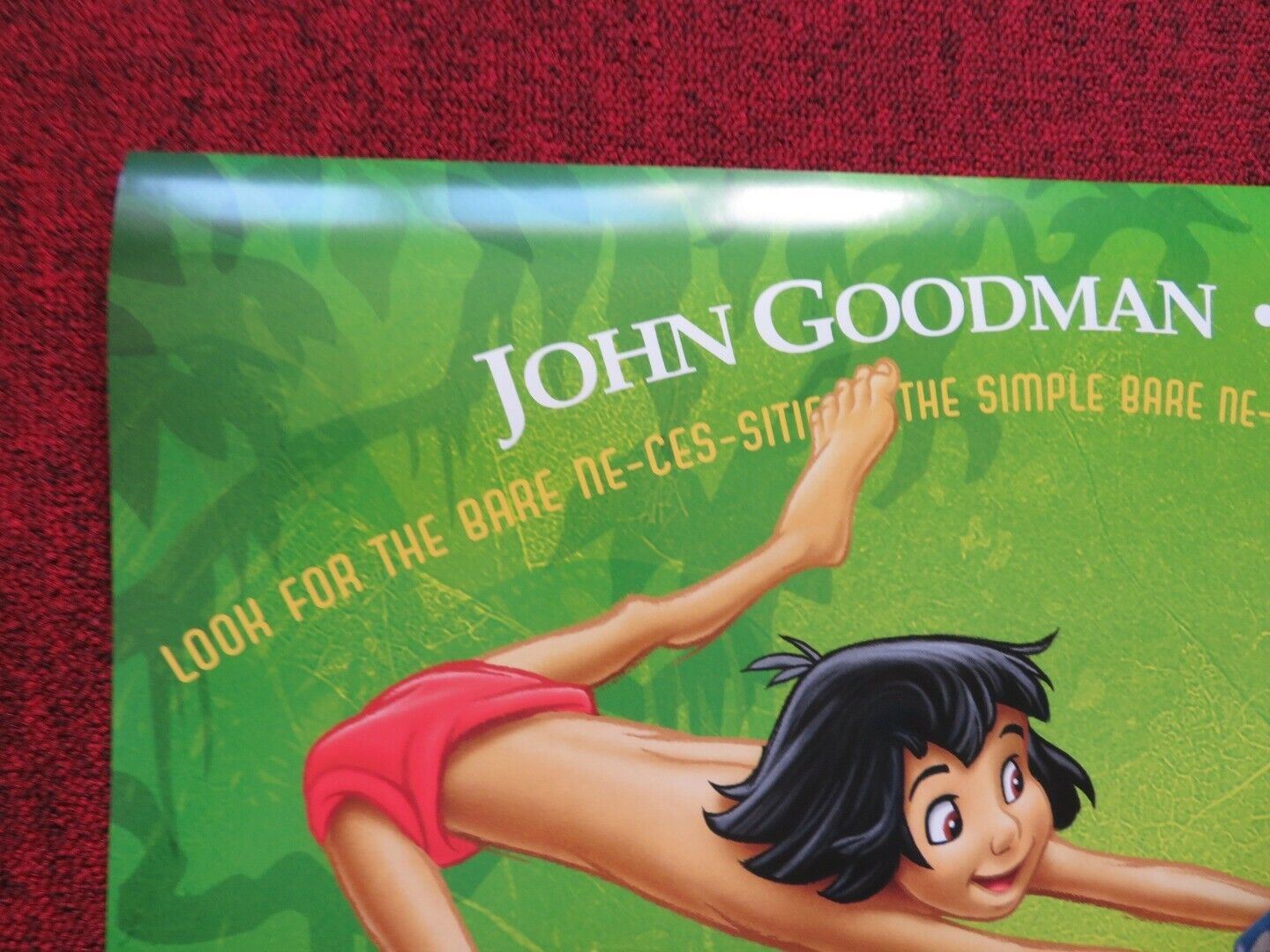 JUNGLE BOOK 2 US ONE SHEET ROLLED POSTER DISNEY JOHN GOODMAN 2003 Movie posters