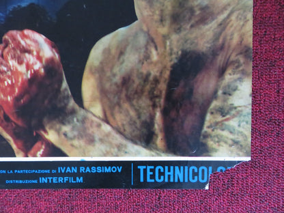 JUNGLE HOLOCAUST - B ITALIAN FOGLIO POSTER RUGGERO DEADATO (D) M. FOSCHI 1977 Rendezvous Cinema Movie posters