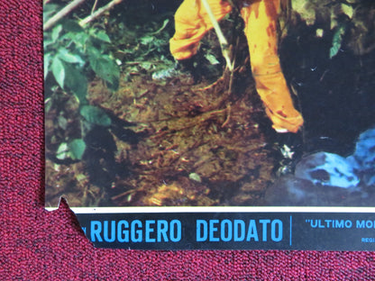 JUNGLE HOLOCAUST - B ITALIAN FOGLIO POSTER RUGGERO DEADATO (D) M. FOSCHI 1977 Rendezvous Cinema Movie posters